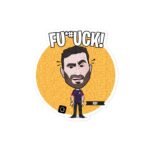 Roy Kent - F*ck - Sticker - Image 3