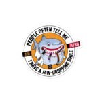 Jiu Jitsu - Shark Smile - Sticker - Image 3