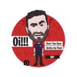 Roy Kent "Don't Settle for Fine" Sticker