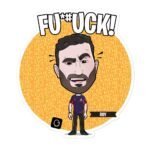 Roy Kent - F*ck - Sticker