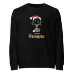 Christmas Mother Unisex Organic Sweatshirt Adult - Image 4