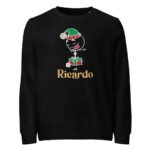 Christmas Elf Boy Unisex Organic Sweatshirt Adult - Image 2