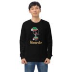 Christmas Elf Boy Unisex Organic Sweatshirt Adult - Image 8