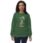 Christmas Elf Girl Unisex Organic Sweatshirt Adult - Image 7