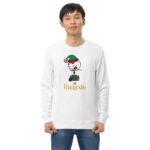 Christmas Elf Boy Unisex Organic Sweatshirt Adult - Image 9