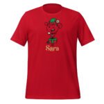Christmas Elf Girl Unisex T-Shirt Adult - Image 4