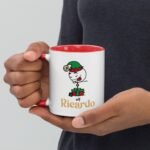 Christmas Elf Boy Personalized 11oz - 325ml Mug - Image 3