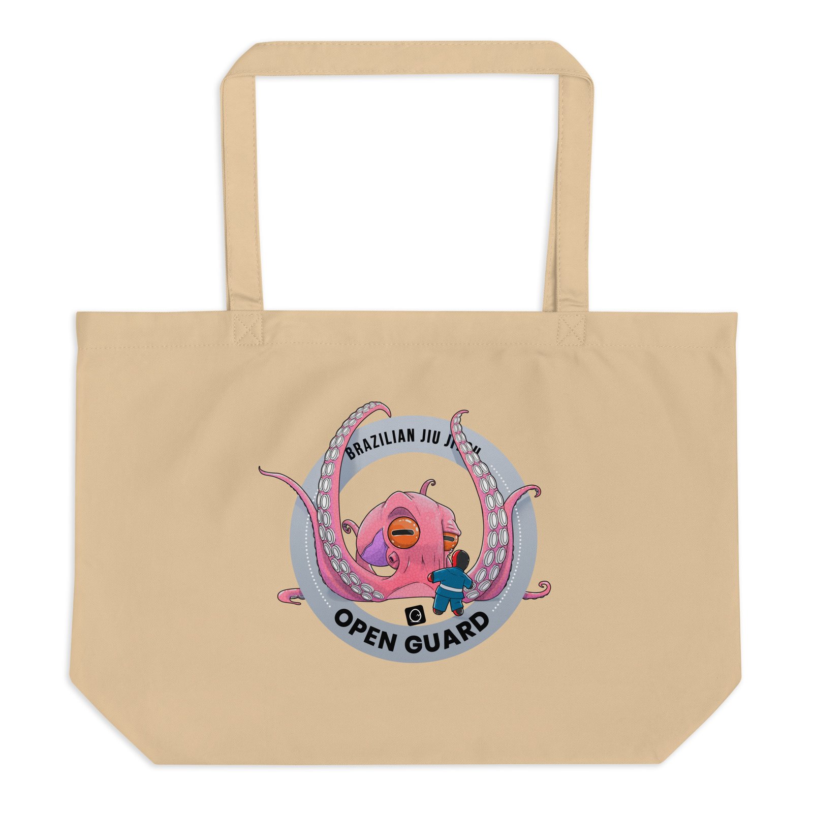 b1d7d29065f6af7b63a99c875d26f519.jpg Jiu Jitsu - Open Guard - Premium GOTS Organic Tote bag - Image 1